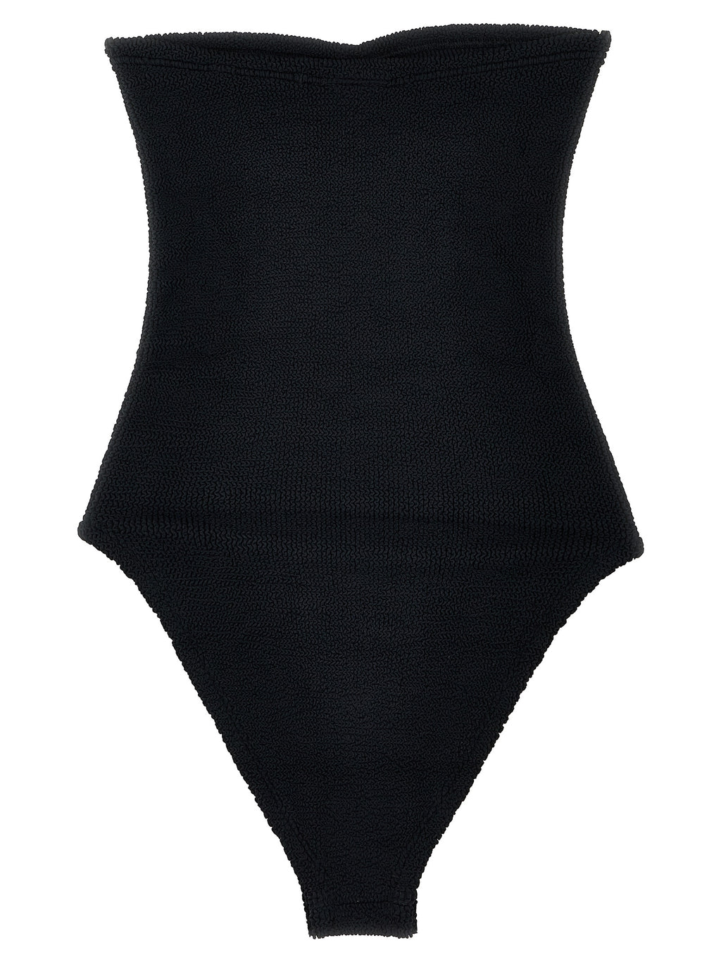 Black Polyamide One-Piece Swimsuit