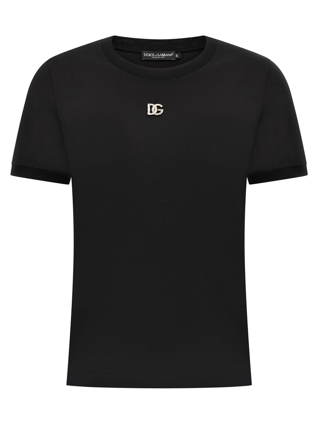 Black Cotton T-Shirt