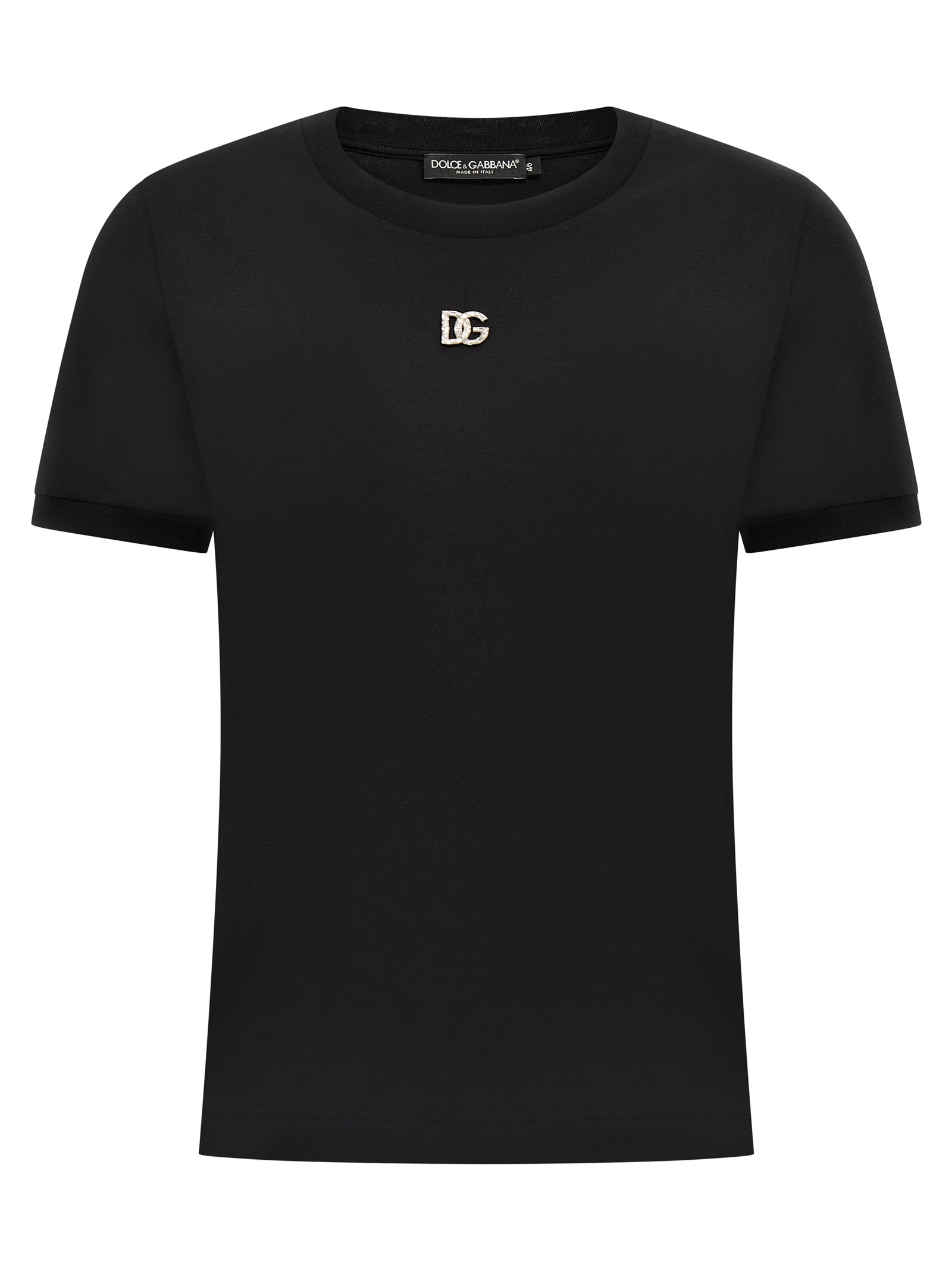 Black Cotton T-Shirt