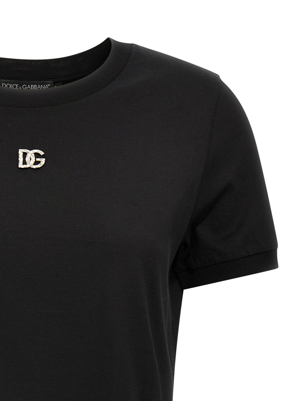Black Cotton T-Shirt