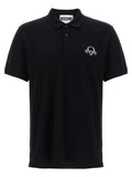 Black Cotton Polo Shirt