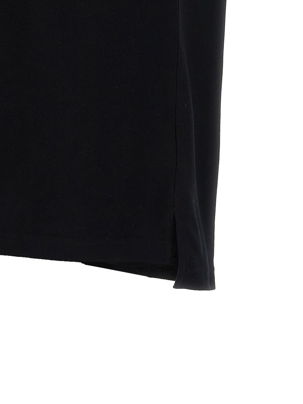 Black Cotton Polo Shirt