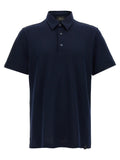 Blue Cotton Polo Shirt