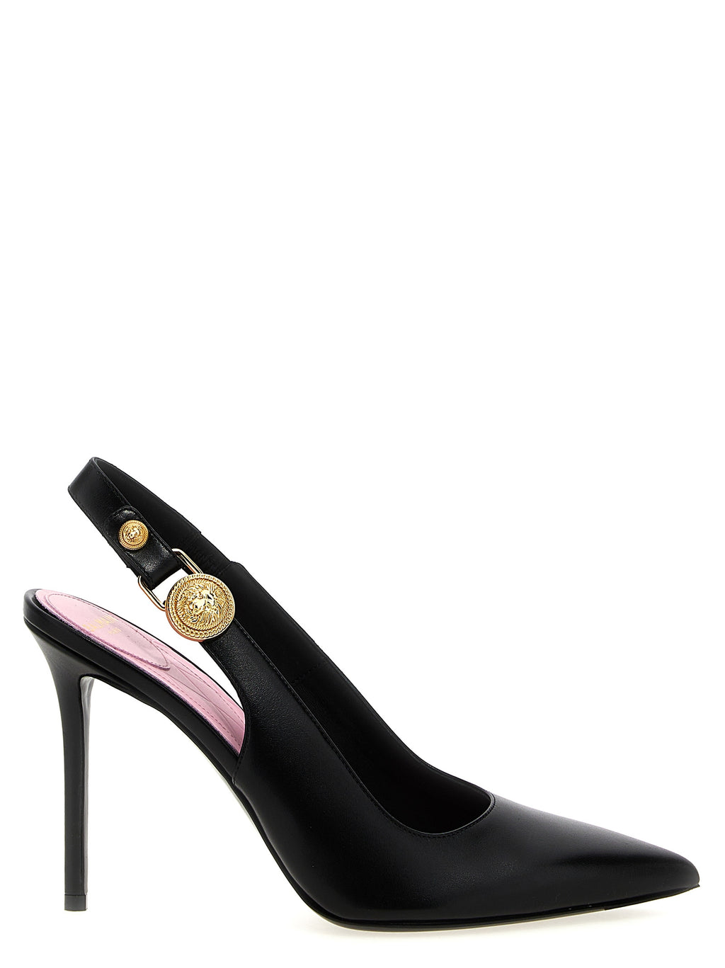 Black Calfskin High Heel Pumps