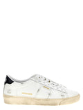 Blue Cowhide Low Top Sneakers