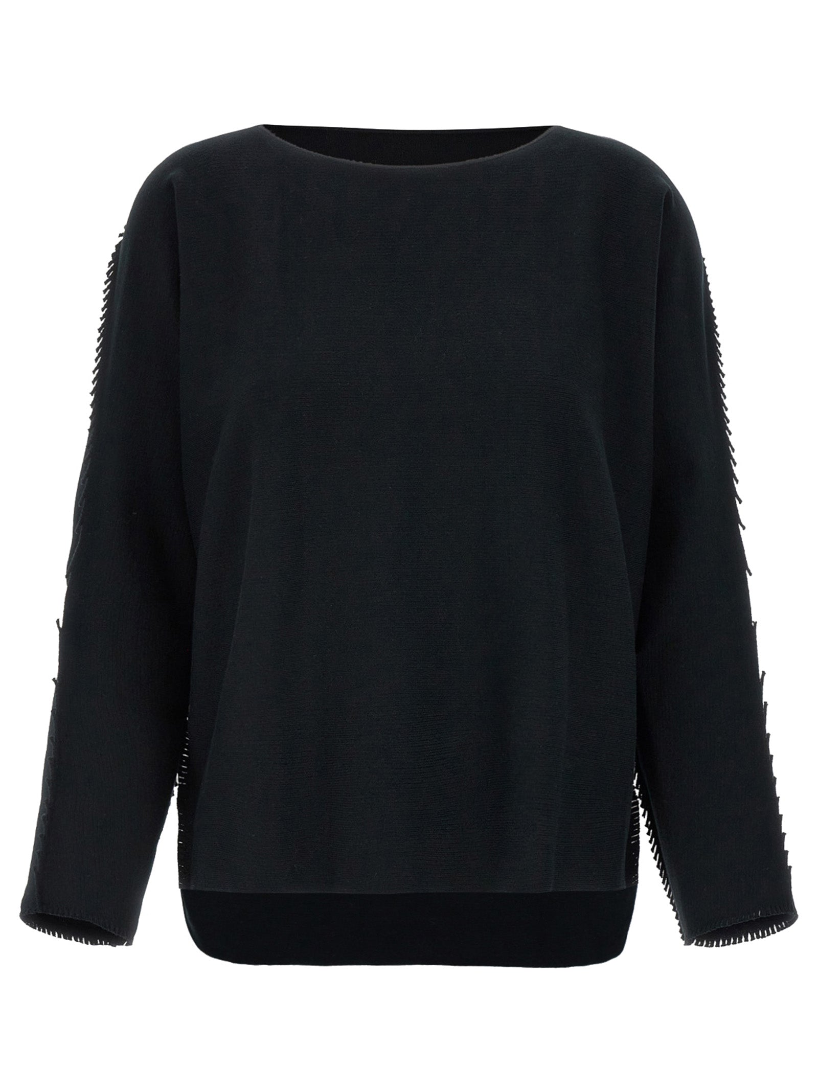 Black Cotton Cardigan
