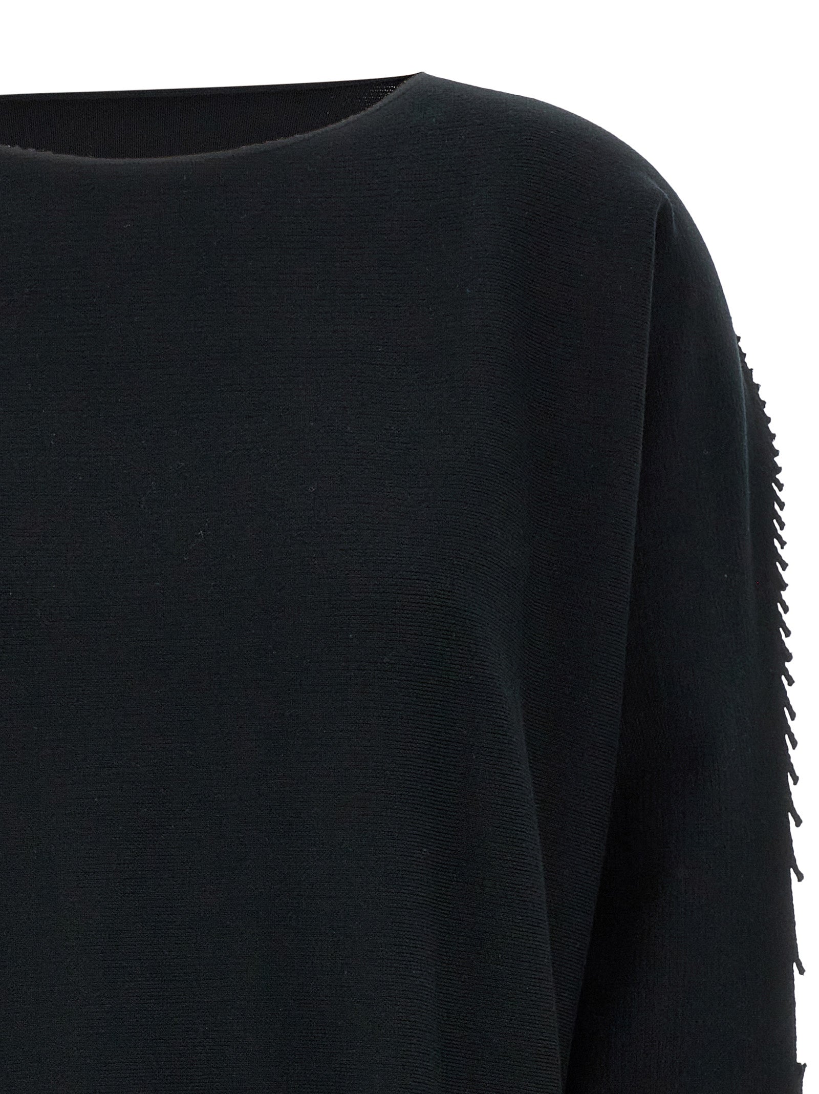 Black Cotton Cardigan