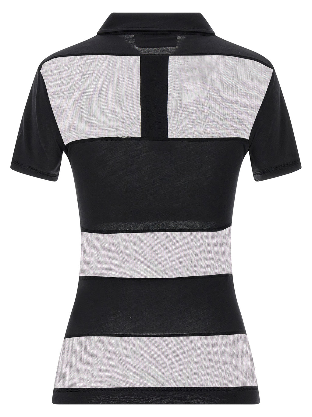 Black Cotton Polo Shirt