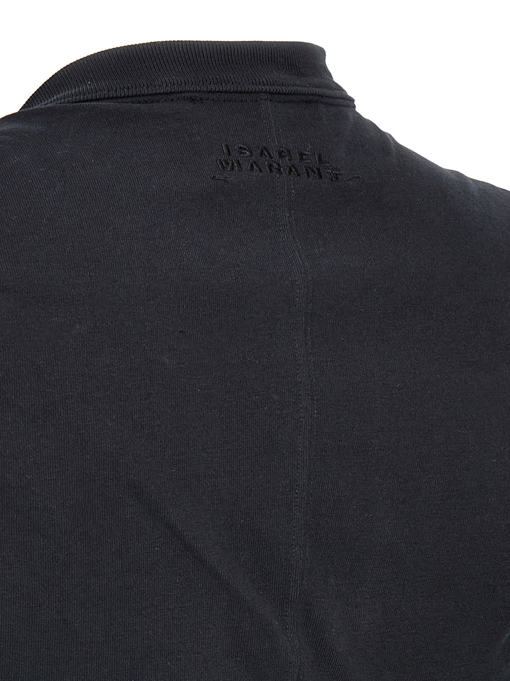Black Cotton Sleeveles T-Shirt