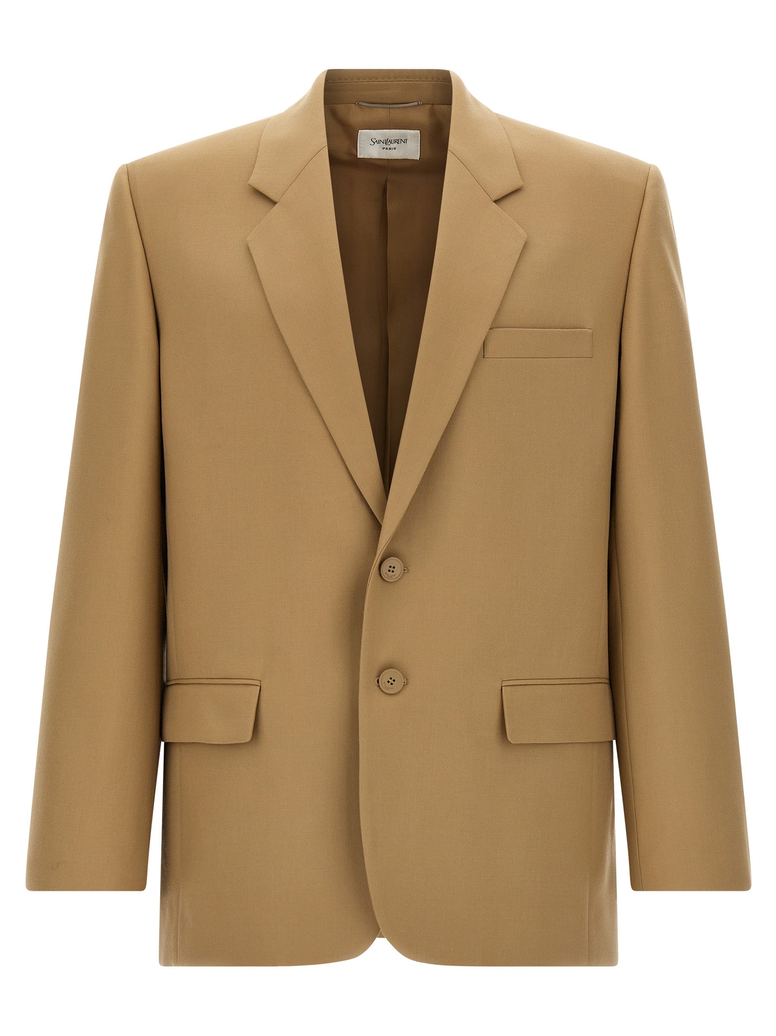 Beige Wool Blazer