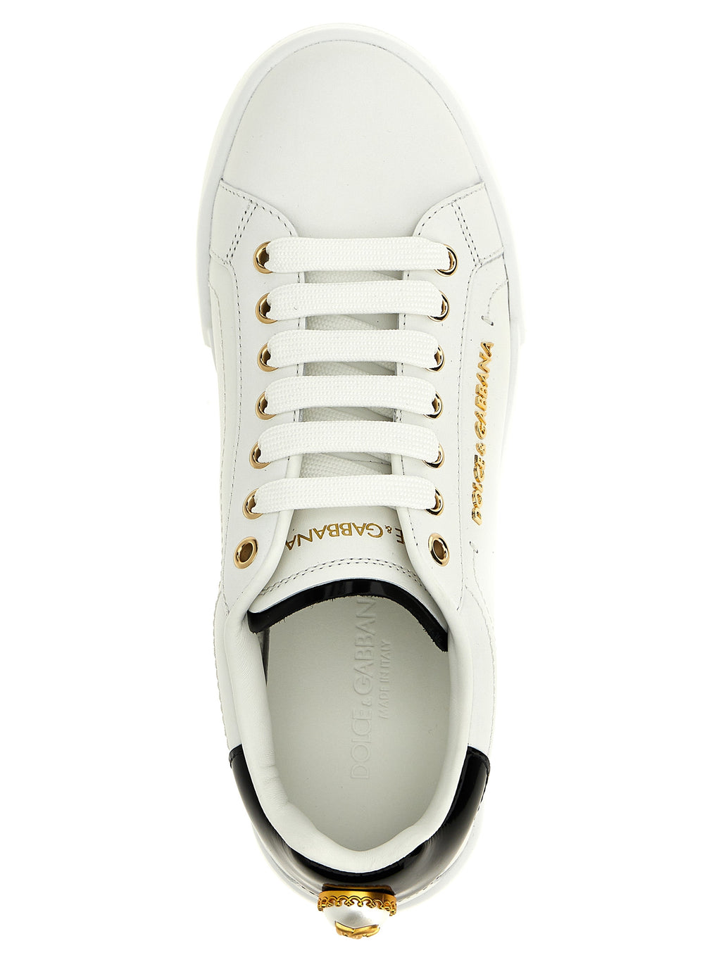 Bicolor Calfskin Low Top Sneakers