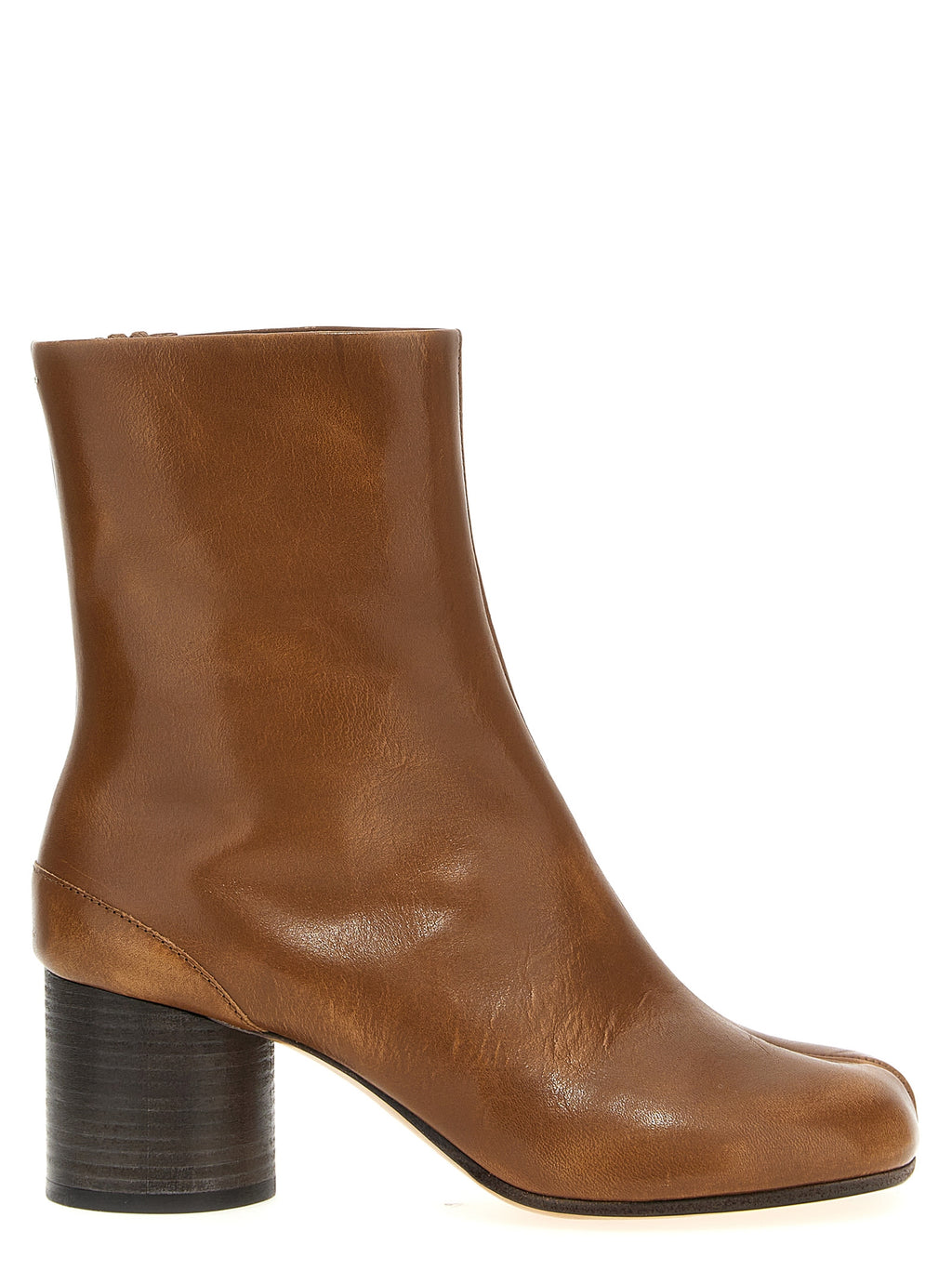Brown Calfskin Ankle Boots
