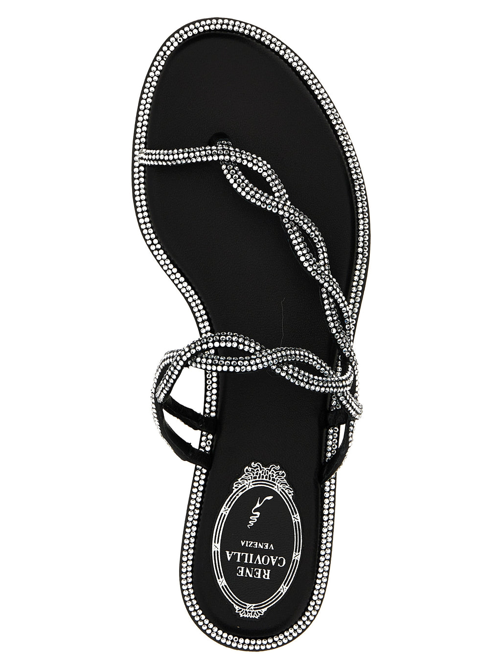 Black Satin Slides