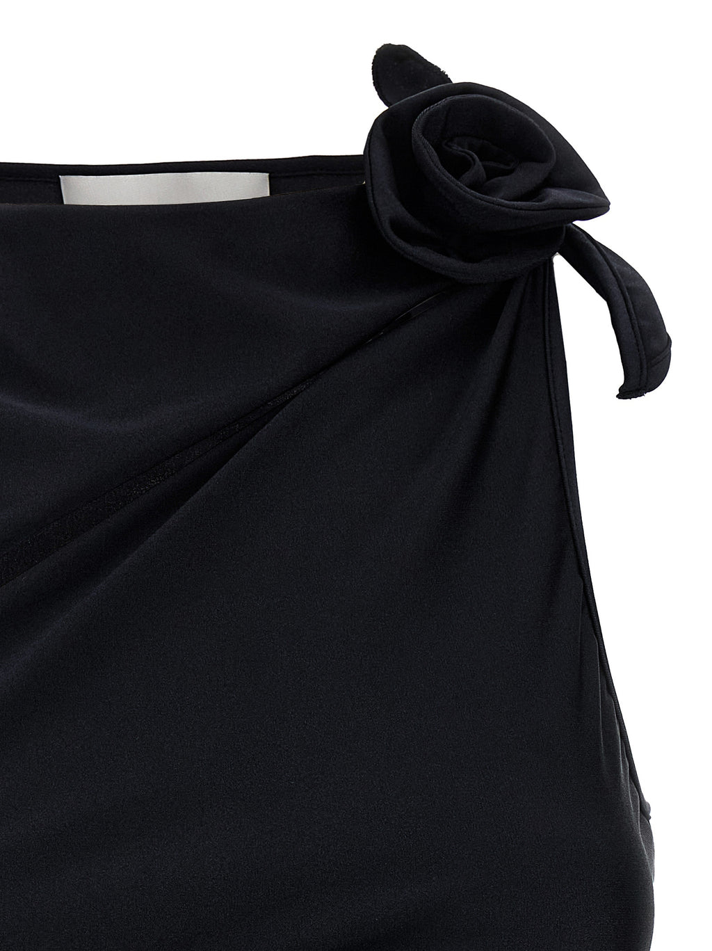 Black Polyamide Tank Tops