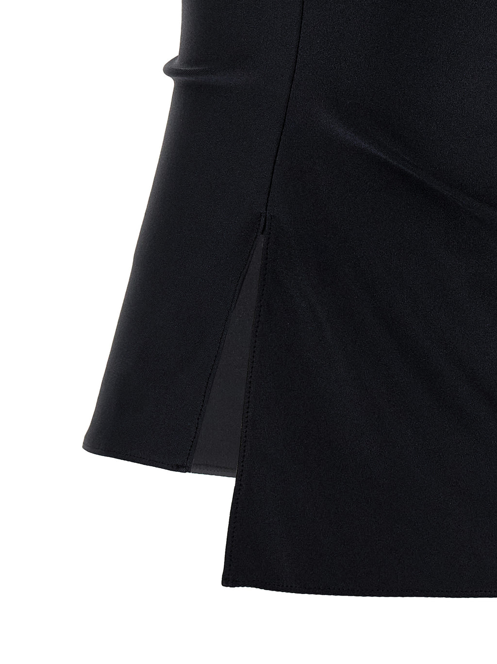 Black Polyamide Tank Tops