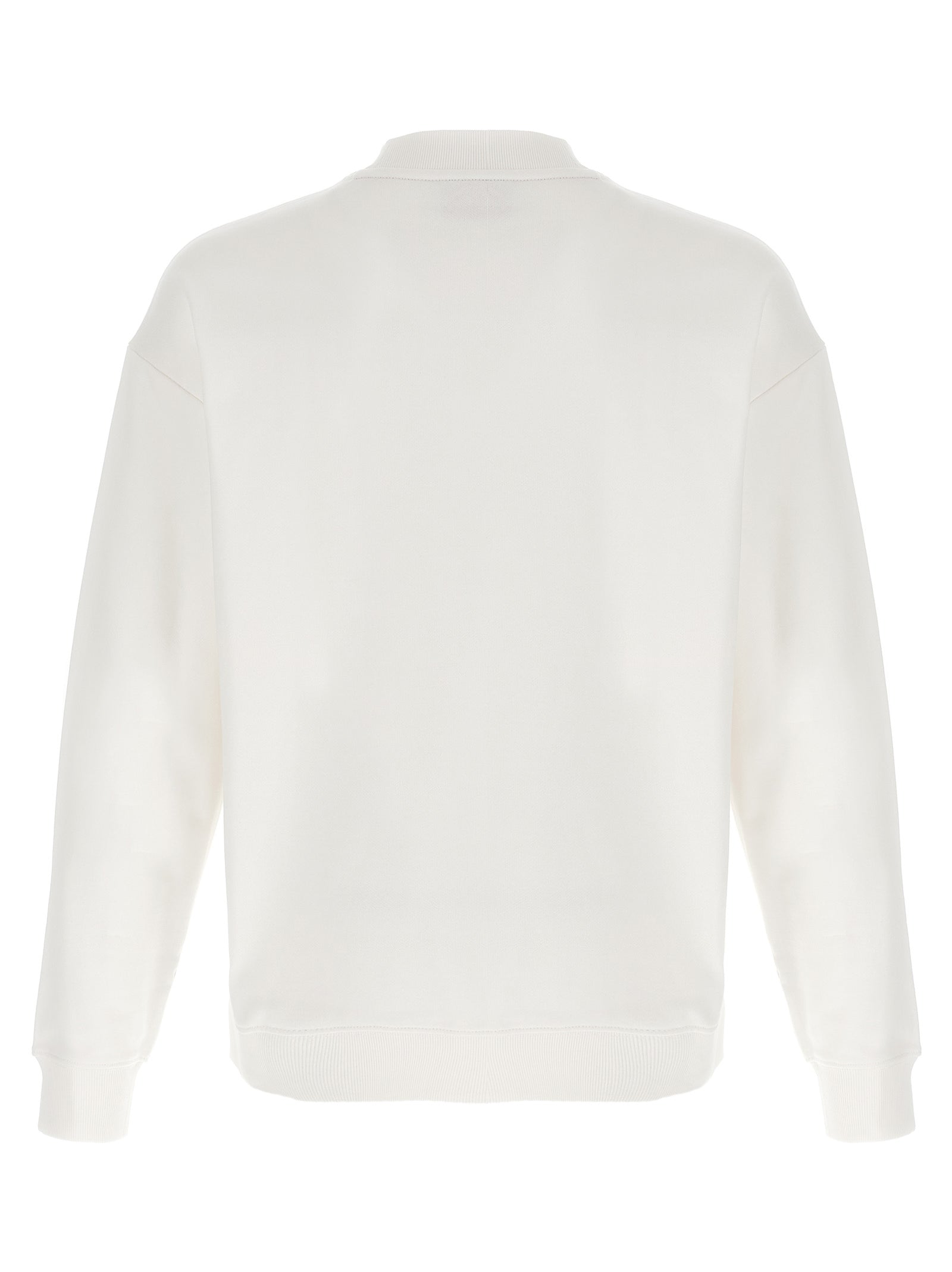 White Cotton Sweatshirt