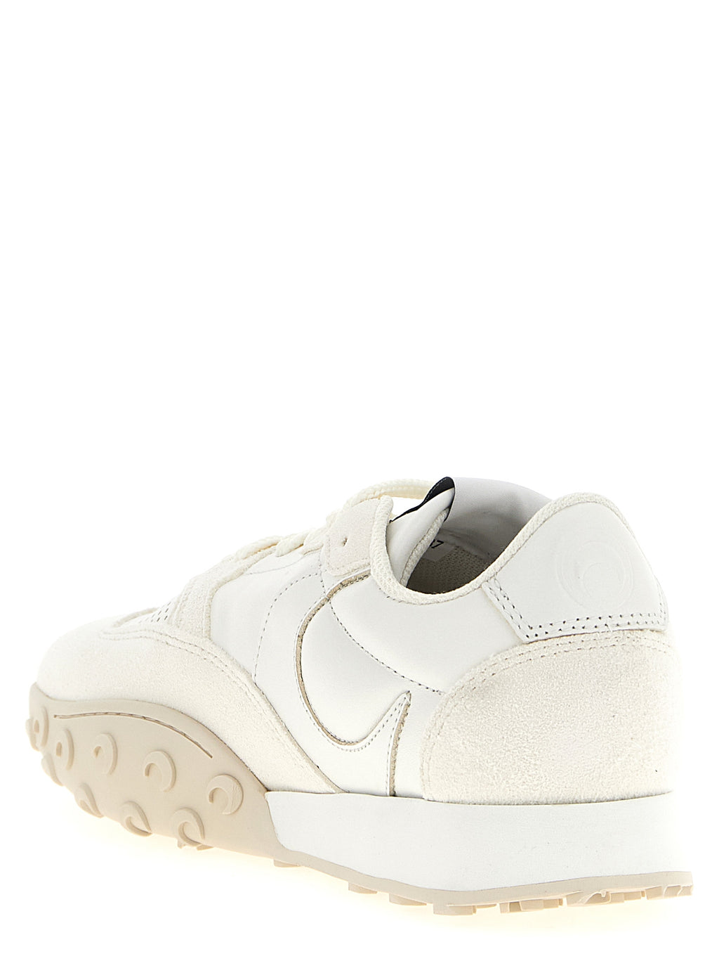 White Calfskin Athletic Sneakers