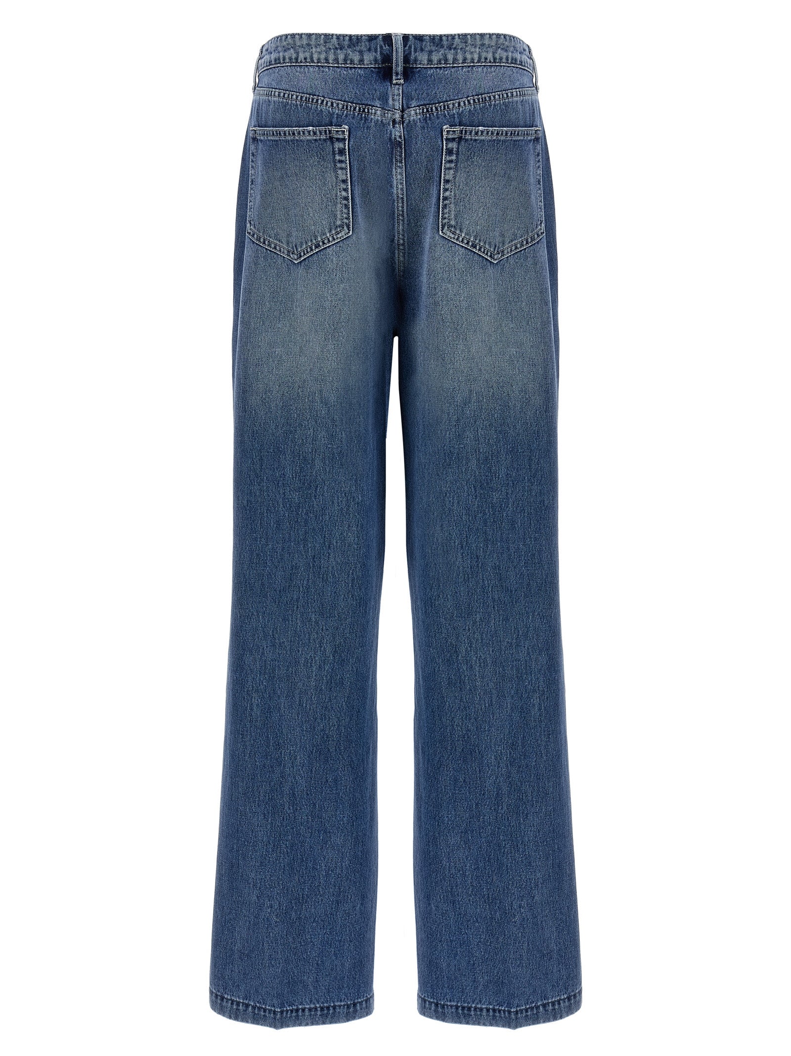 Blue Cotton Jeans Denim