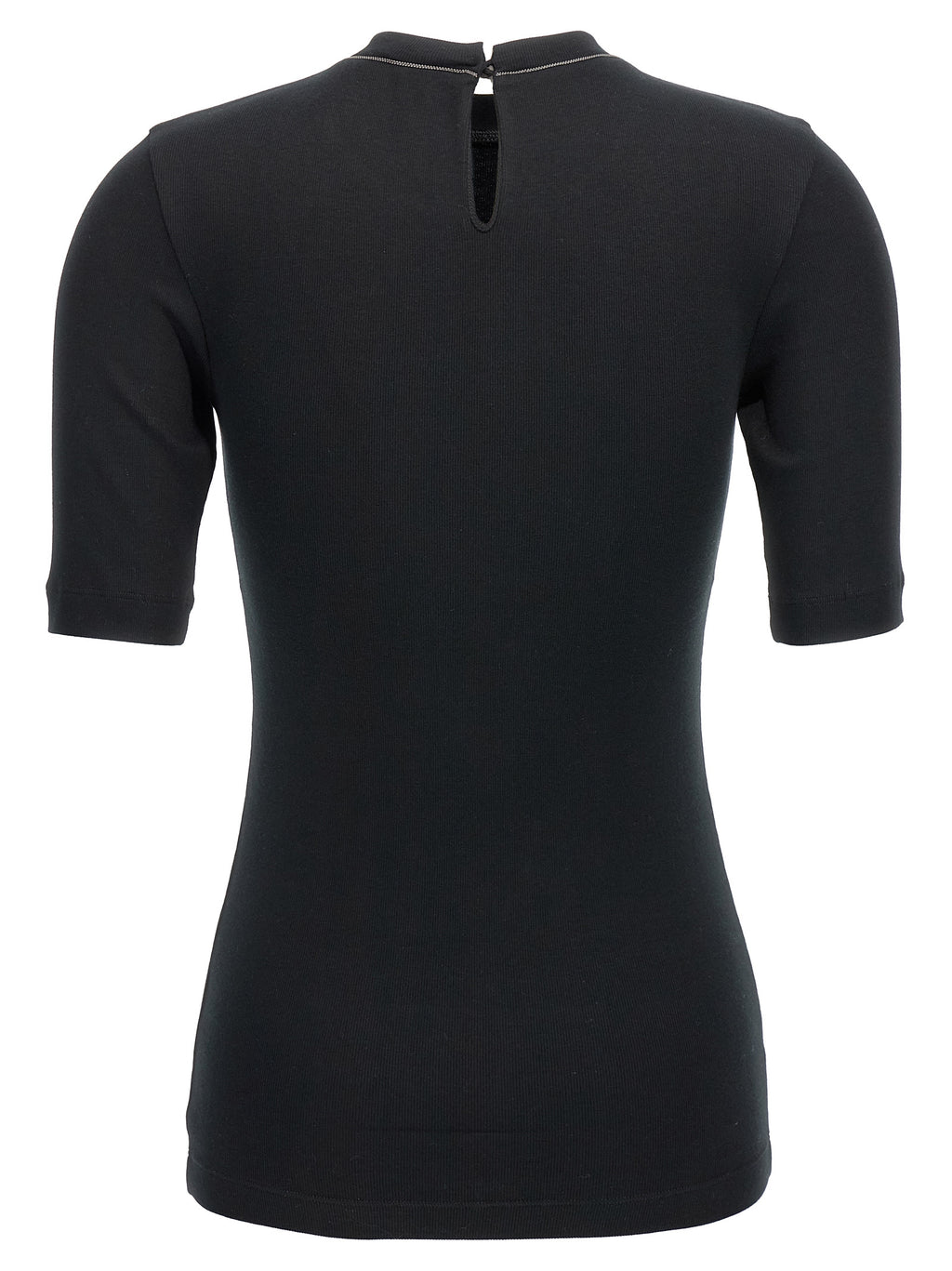 Black Cotton T-Shirt