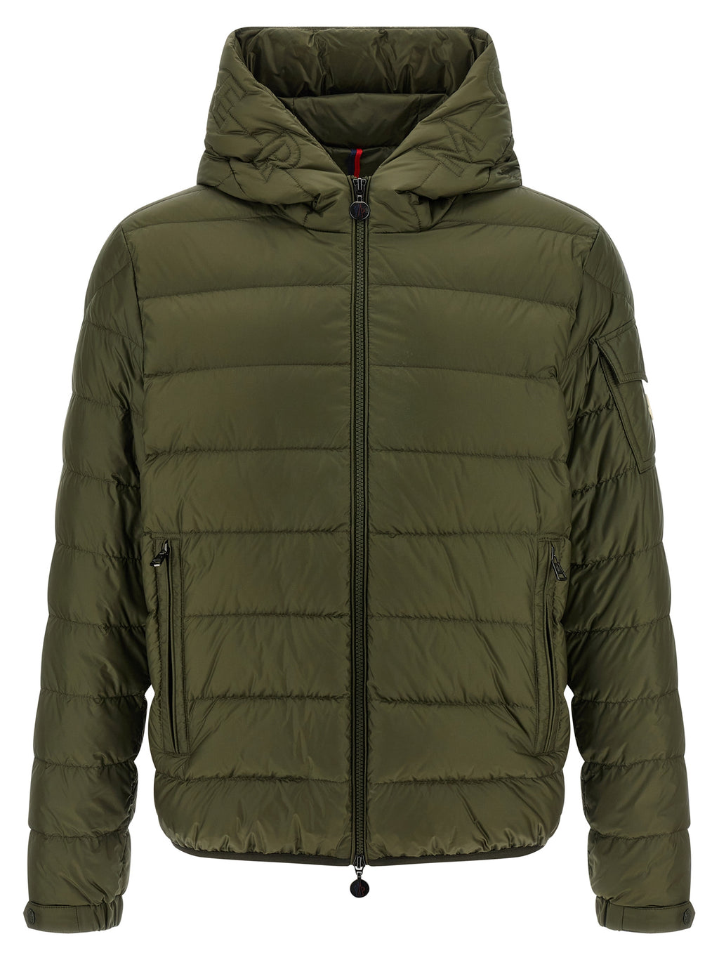 Bicolor Polyamide Full-Length Jacket