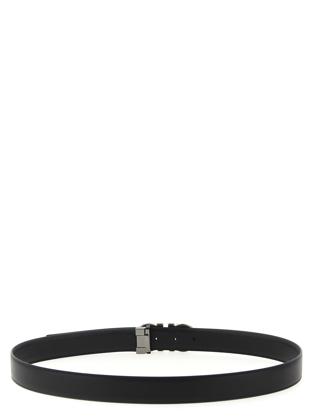 Black Calfskin Regular Belt