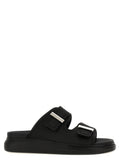 Black Rubber Slides