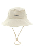 Beige Polyester Bucket Hat