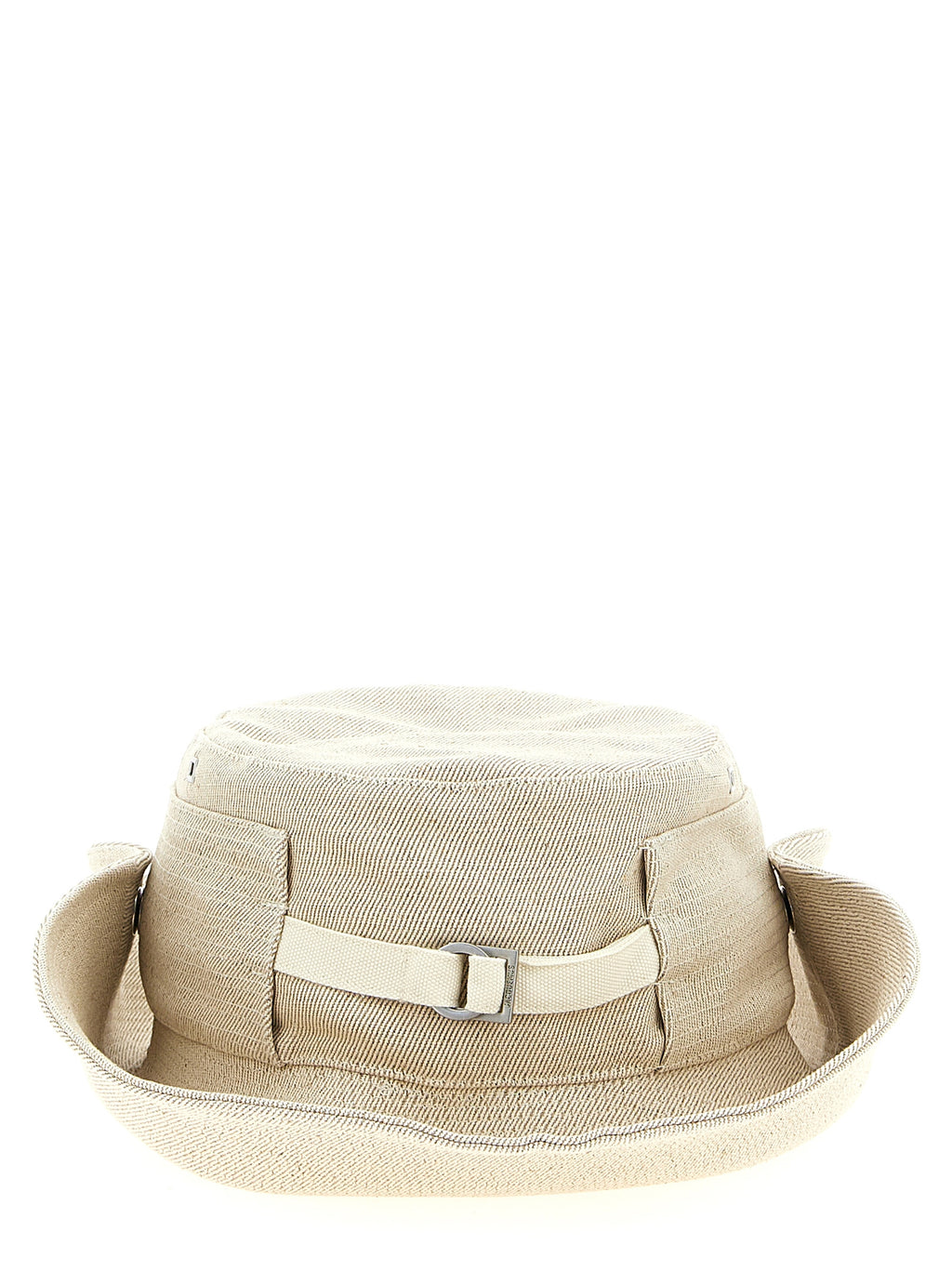 Beige Polyester Bucket Hat