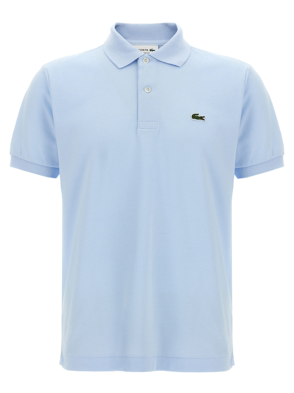 Blue Cotton Polo Shirt