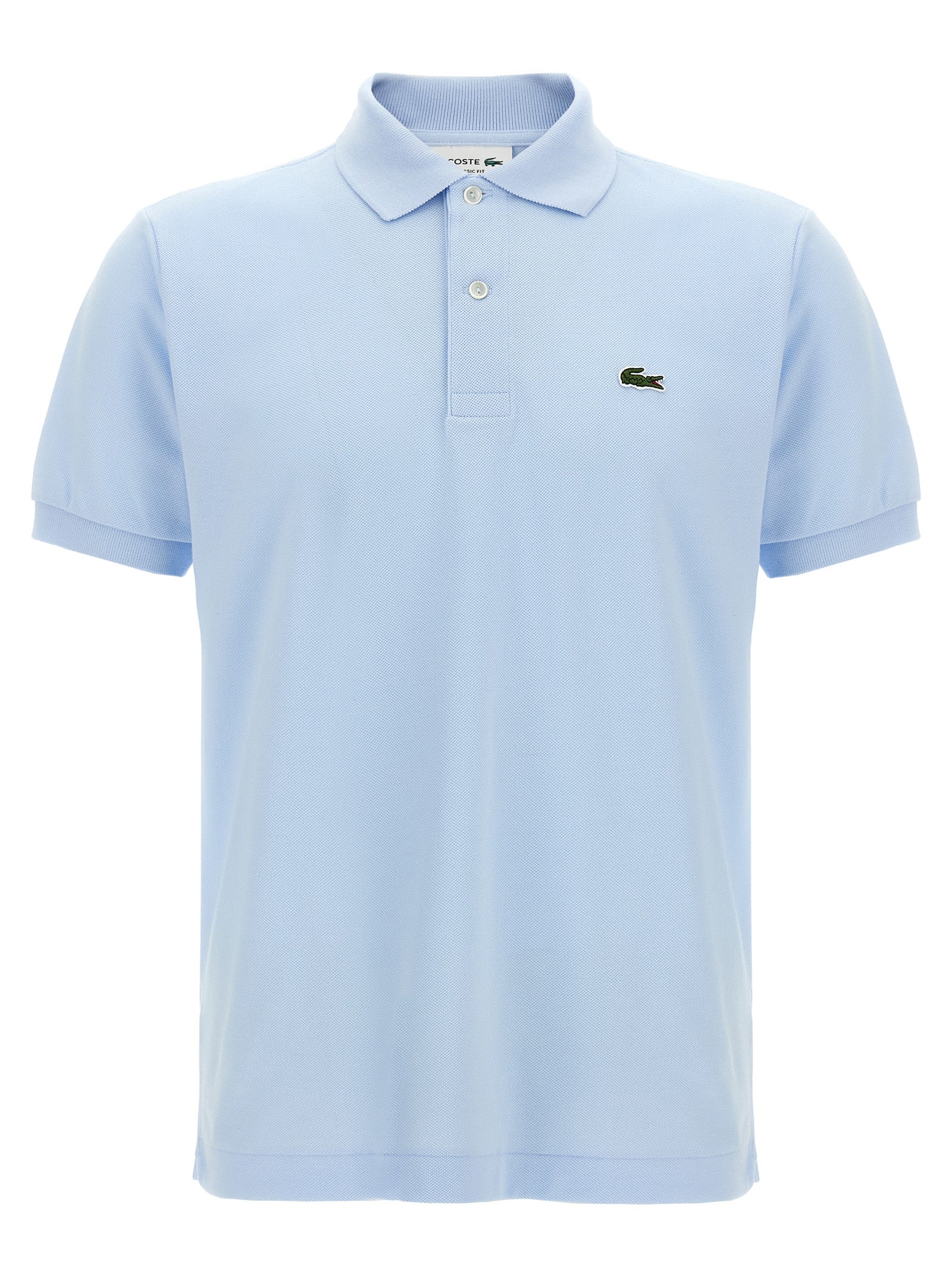Blue Cotton Polo Shirt