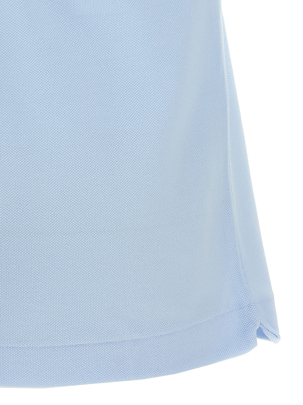 Blue Cotton Polo Shirt