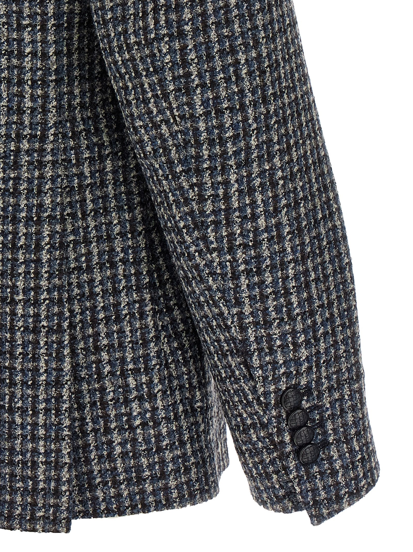 Multicolor Virgin Wool Blazer