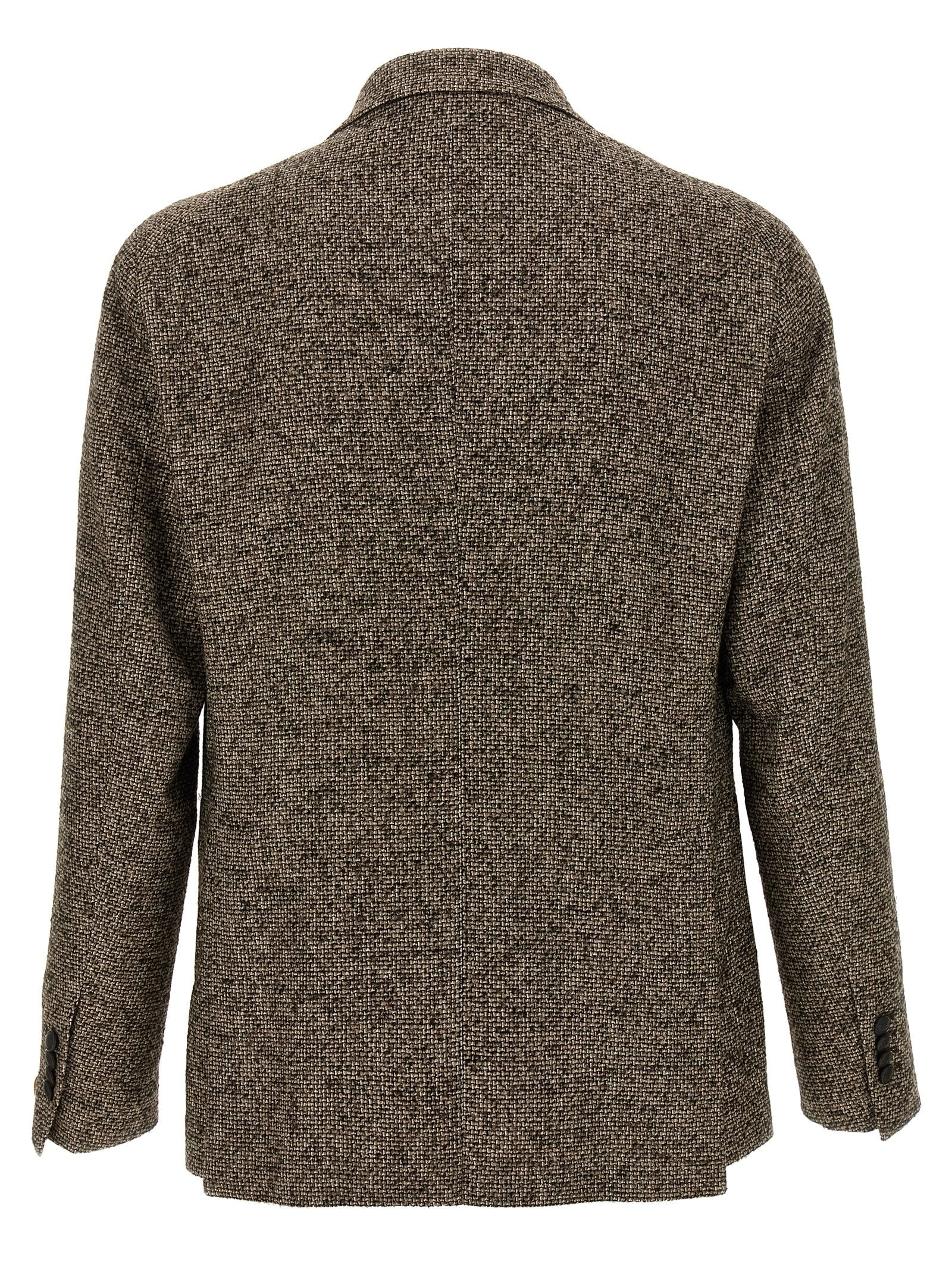 Brown Virgin Wool Blazer