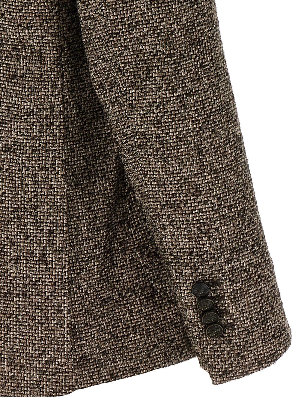 Brown Virgin Wool Blazer