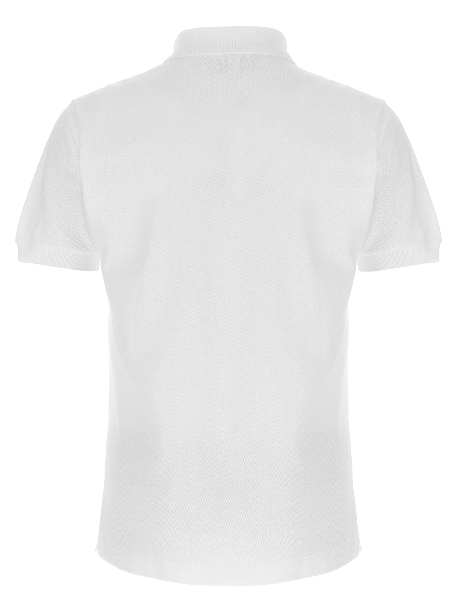 White Cotton Polo Shirt