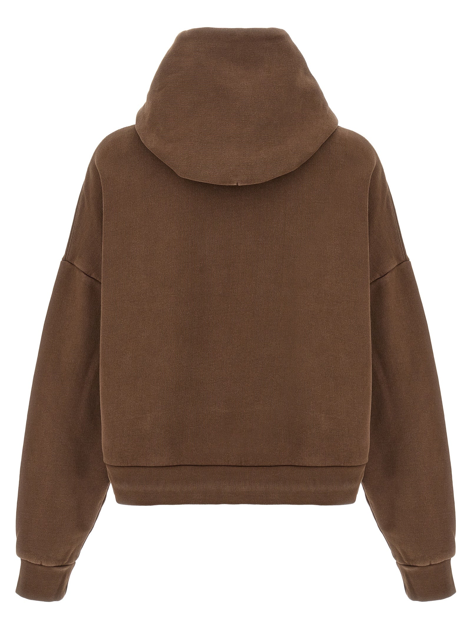 Brown Cotton Sweatshirt