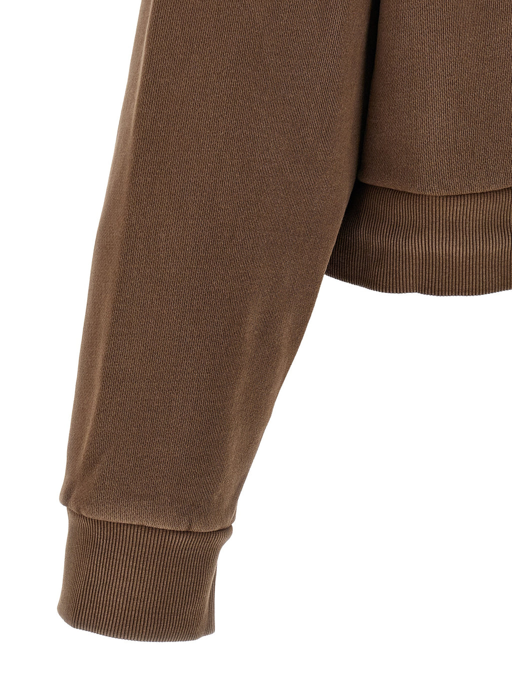 Brown Cotton Sweatshirt