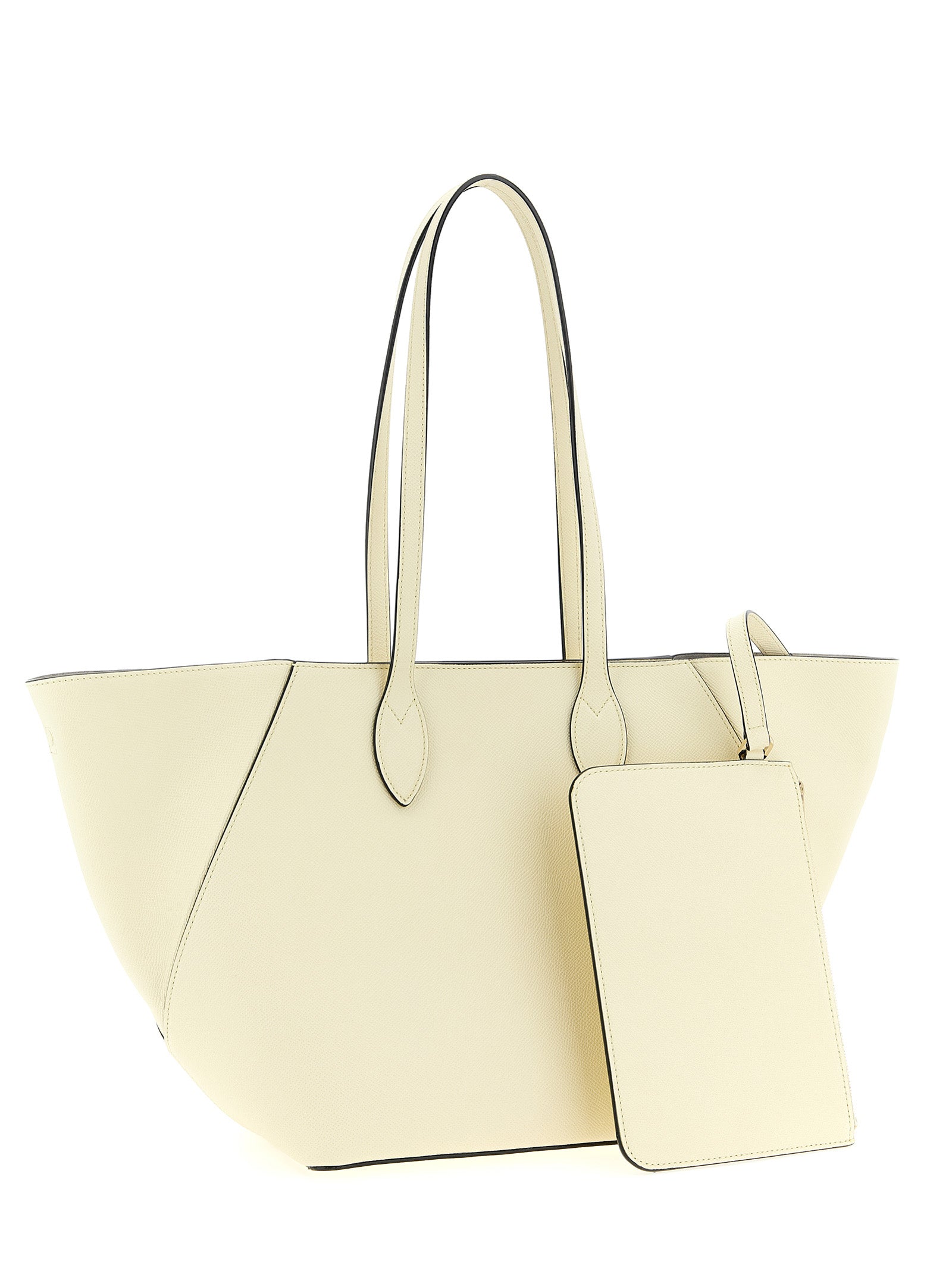 White Calfskin Tote Bag