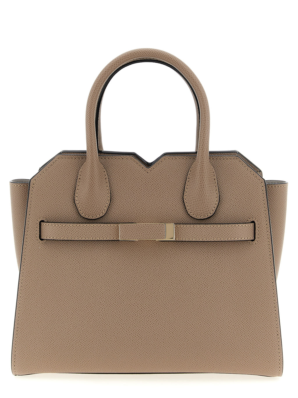 Beige Calfskin Handbag