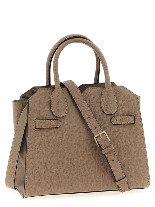 Beige Calfskin Handbag