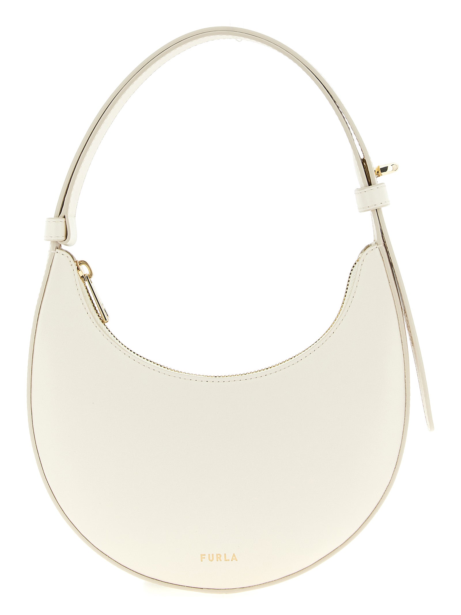 White Leather Shoulder Bag