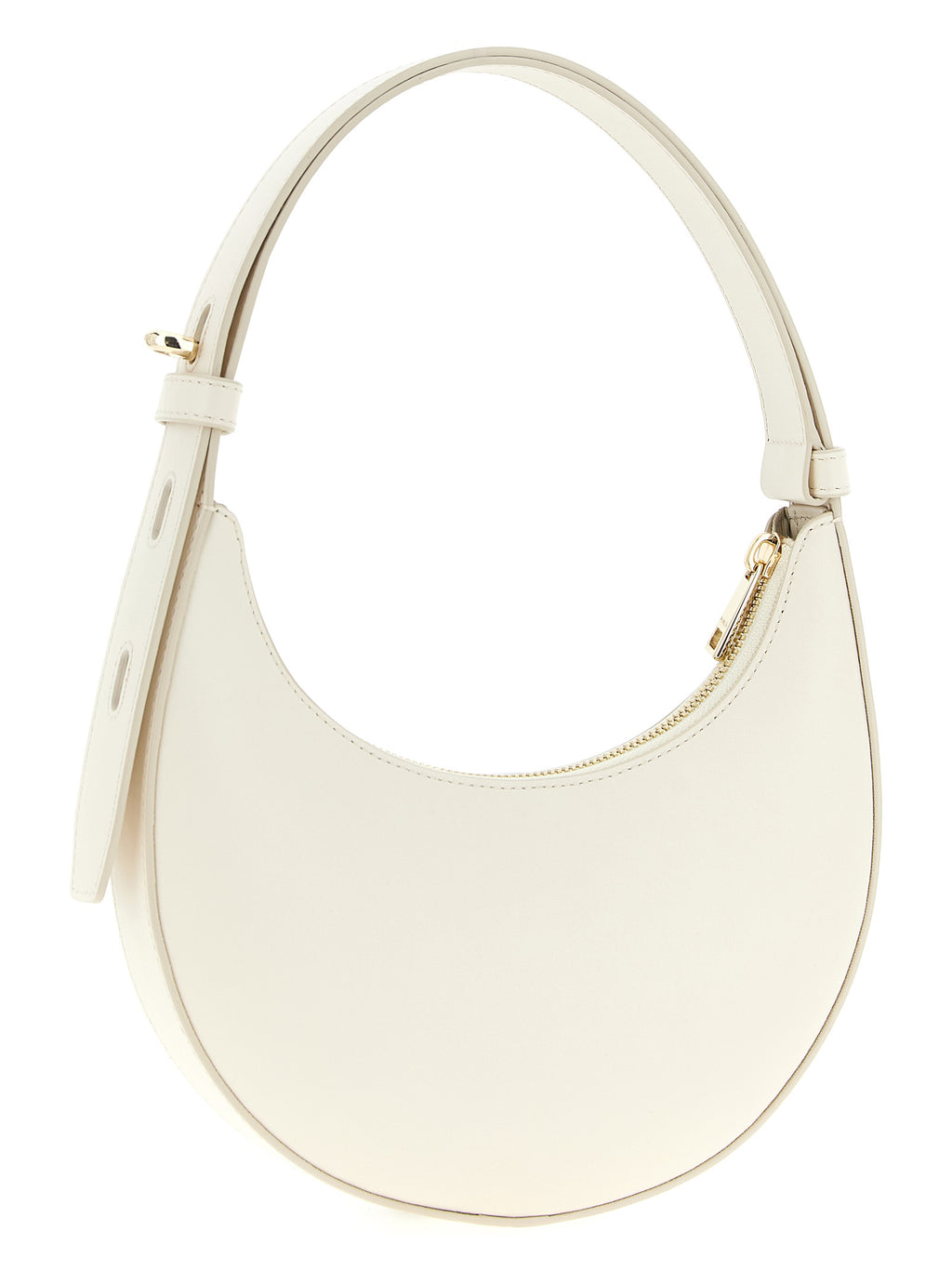 White Leather Shoulder Bag