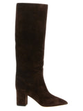 Brown Calfskin Over The Knee