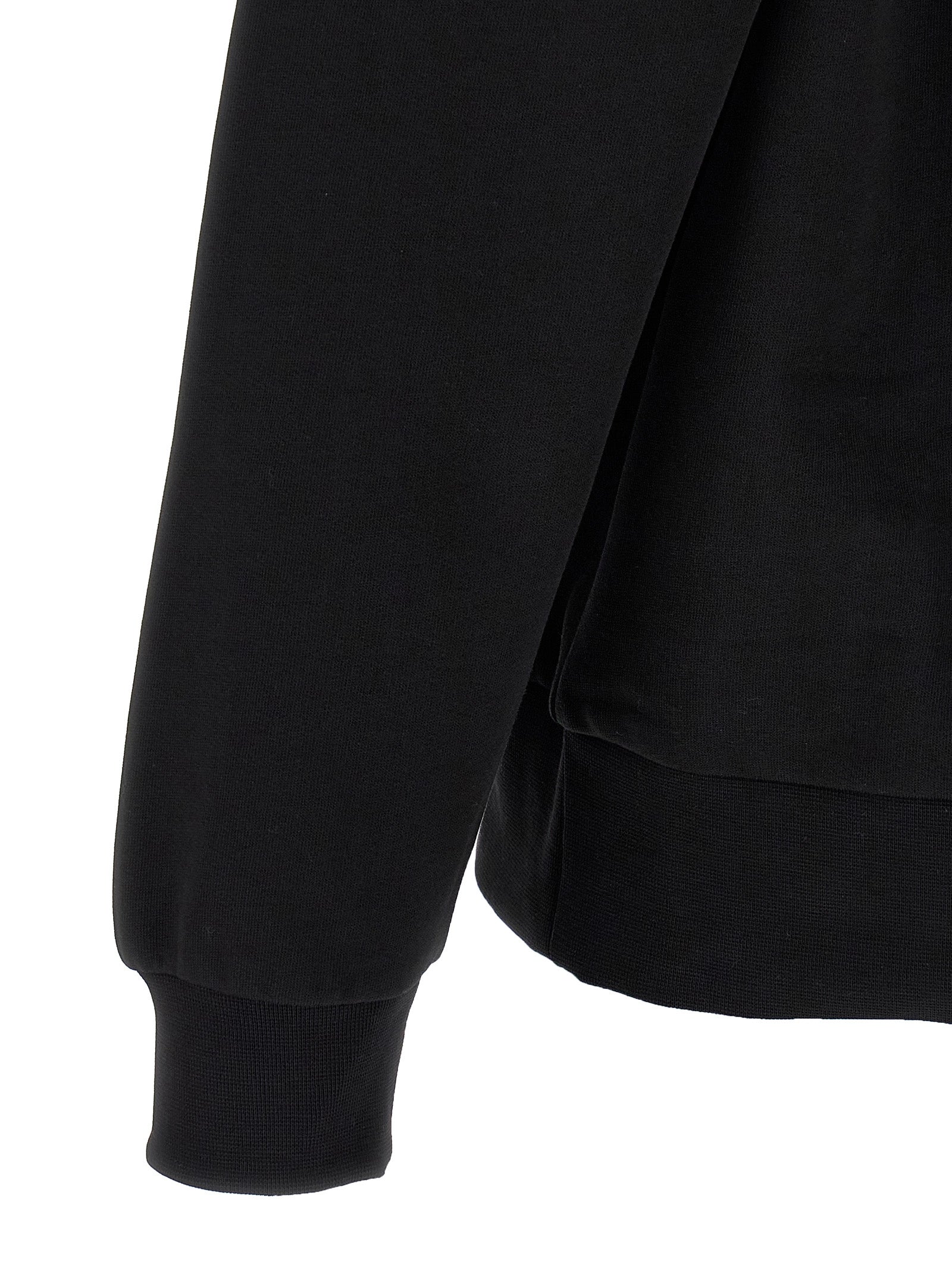 Black Cotton Sweatshirt