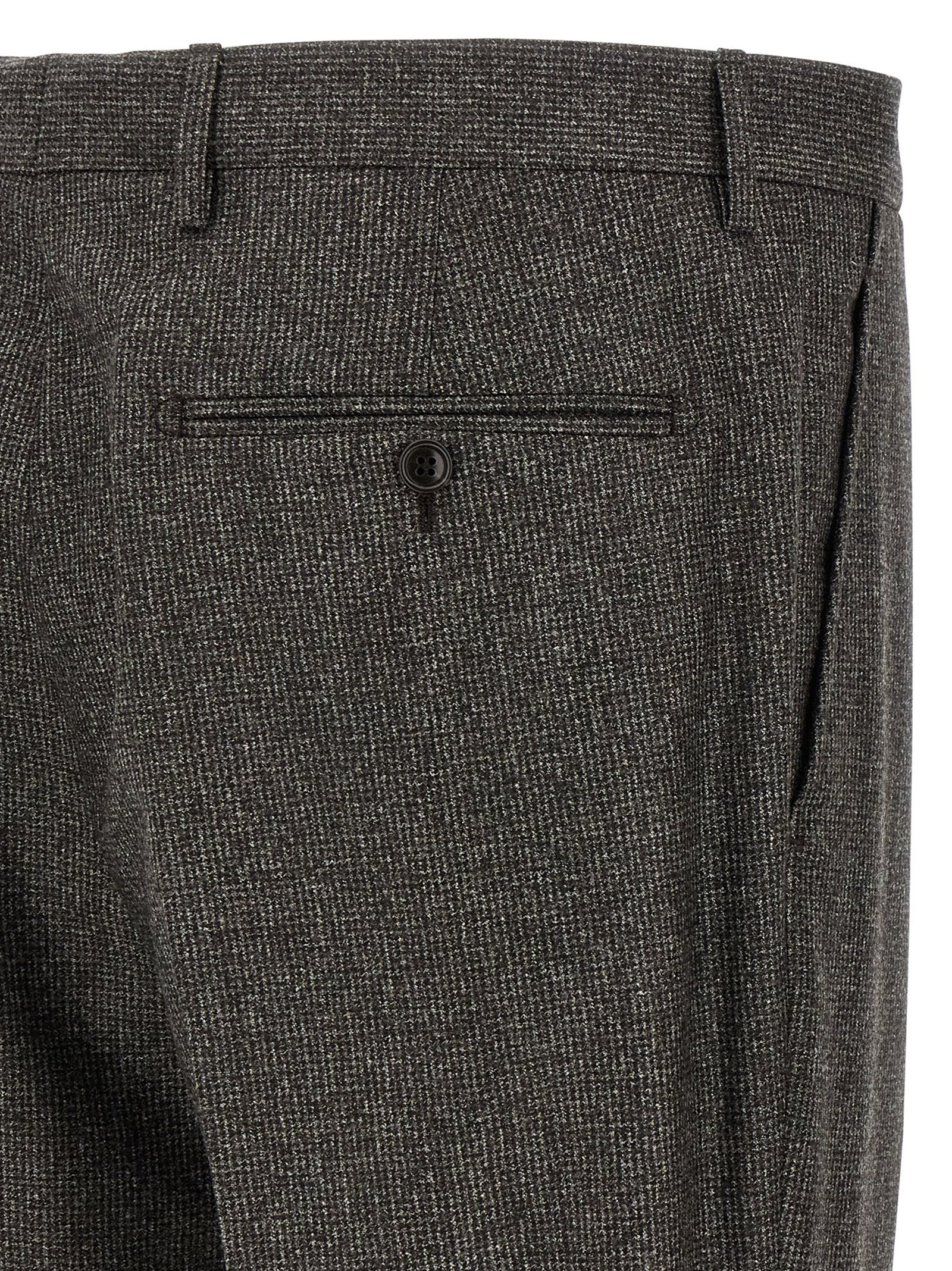 Brown Virgin Wool Two-Piece Suit
