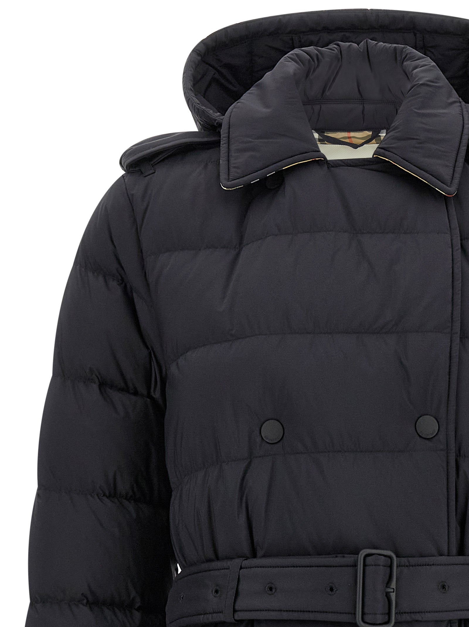 Black Polyamide Coat