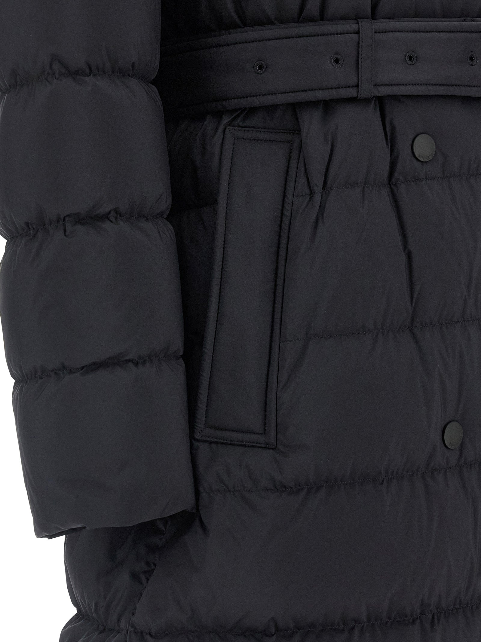 Black Polyamide Coat