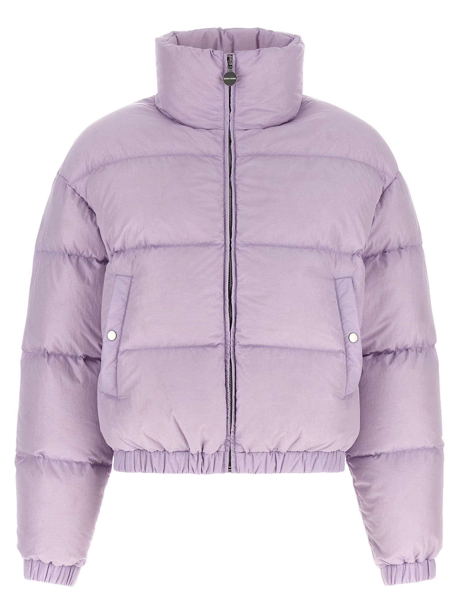 Purple Nylon Full-Length Jacket