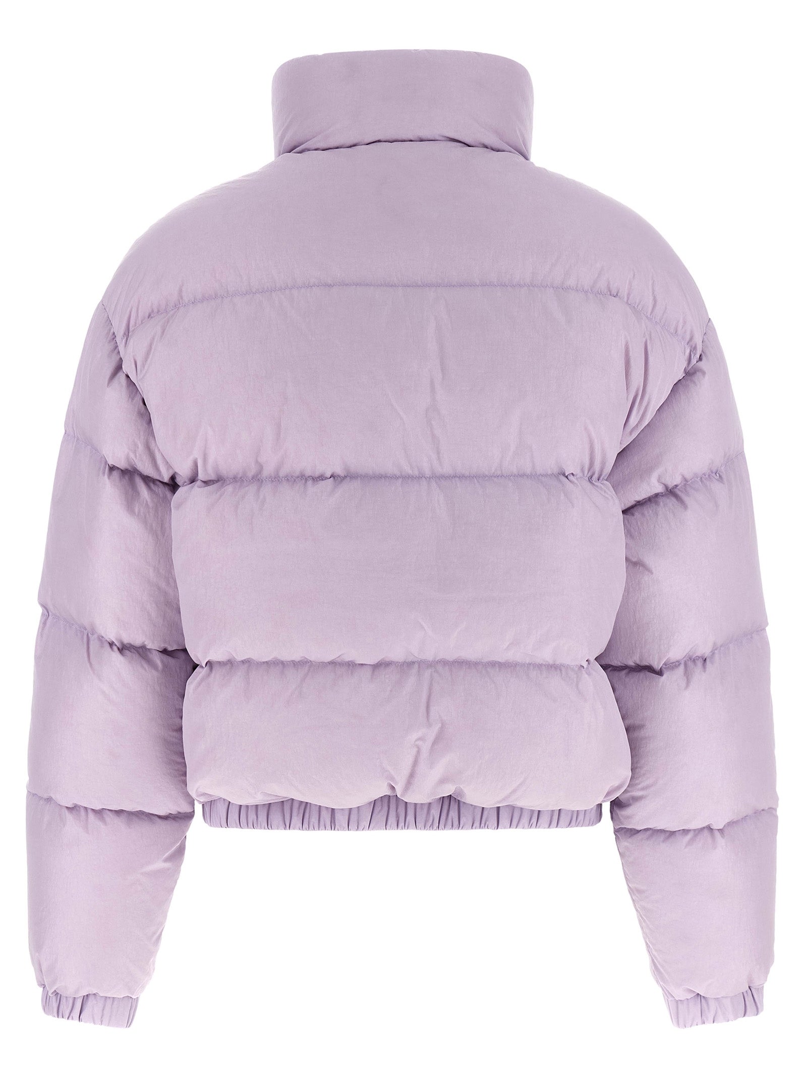 Purple Nylon Full-Length Jacket