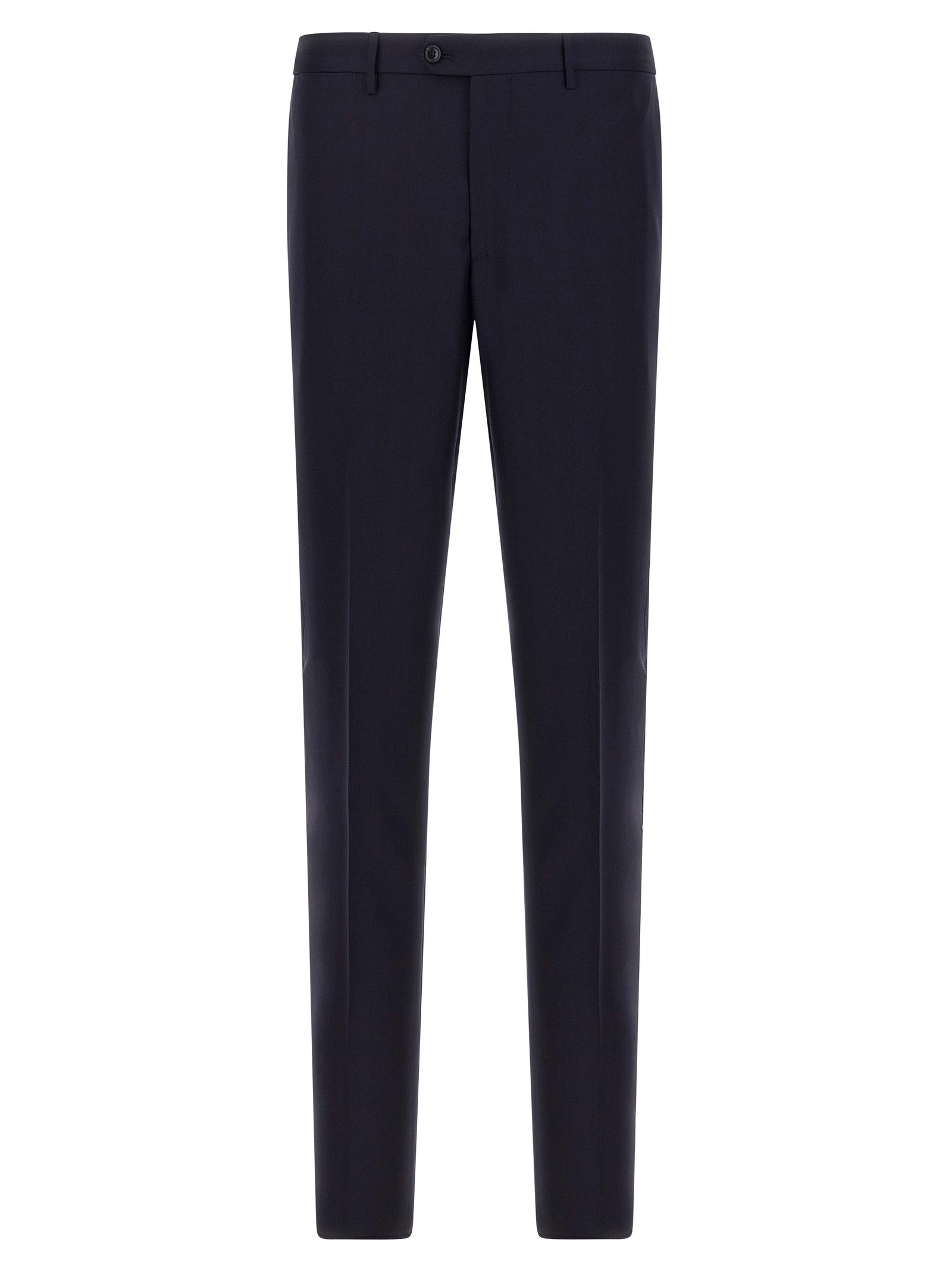 Blue Virgin Wool Two-Piece Suit